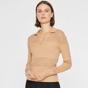 Club Monaco Mix Stitch Johnny Collar Sweater